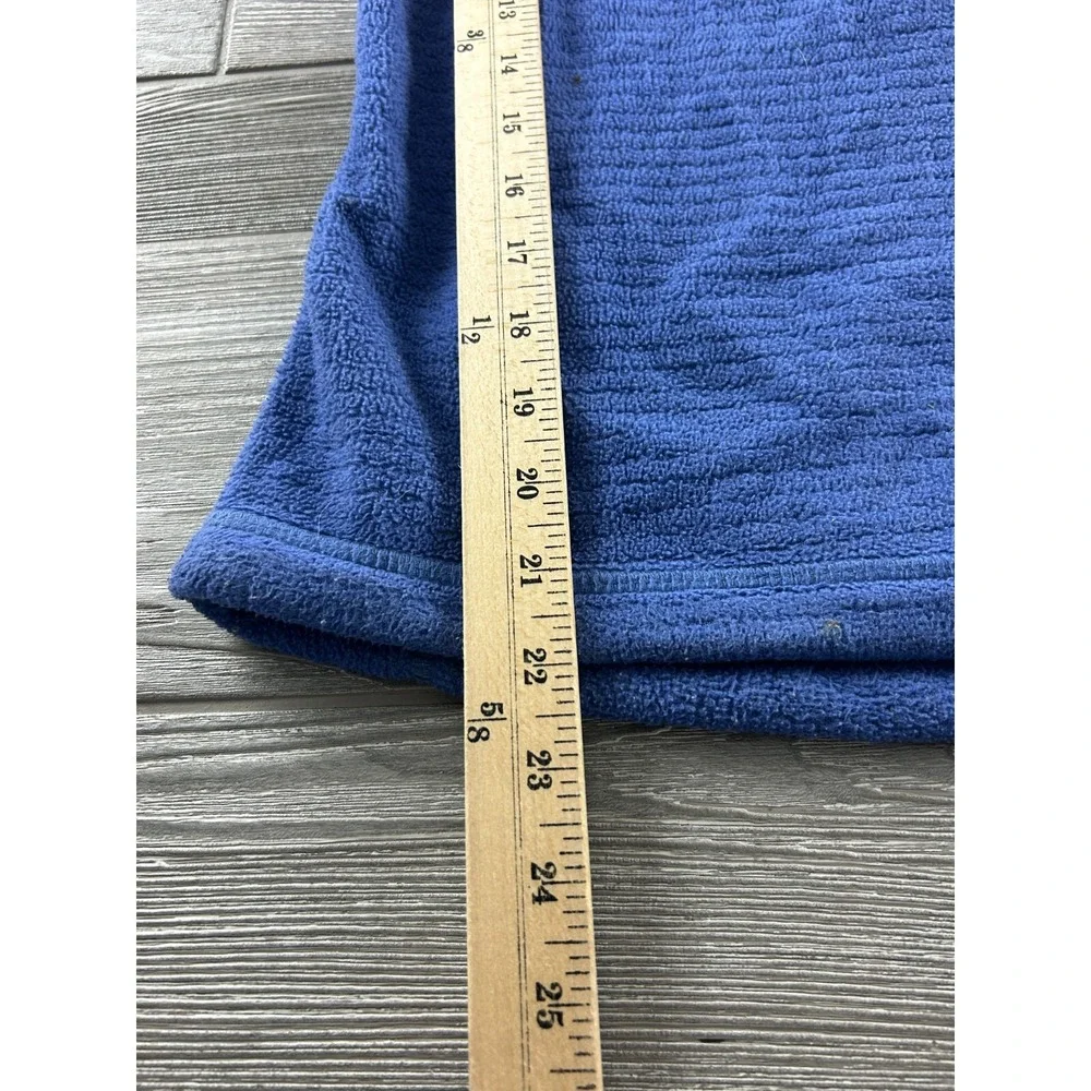Patagonia Fleece Jacket Full Zip Mock Neck Blue Women's Size Medium
